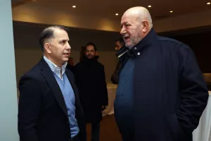 (Φώτος kerkida) Κοπή βασιλόπιτας στο Hilton