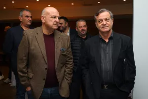(Φώτος kerkida) Κοπή βασιλόπιτας στο Hilton