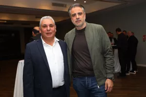 (Φώτος kerkida) Κοπή βασιλόπιτας στο Hilton