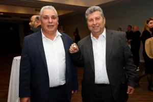 (Φώτος kerkida) Κοπή βασιλόπιτας στο Hilton