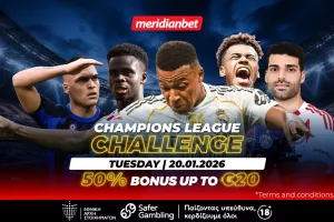 Champions League Challenge με 50% μπόνους που δεν πρέπει να αφήσεις ανεκμετάλλευτο! 