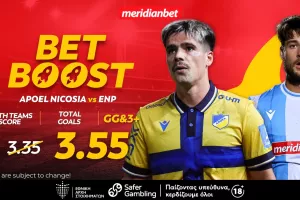 ΑΠΟΕΛ-ΕΝΠ: Αξία στο 3.55 με σούπερ bet boost! – Άρπαξε την στοιχηματική ευκαιρία, άρπαξε τα μπόνους!