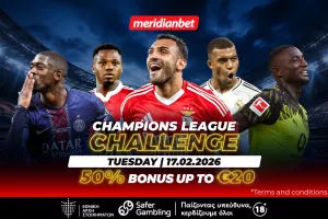 Champions League Challenge με μπόνους επιστροφής για μεγαλύτερη απόλαυση και ποντάρισμα!