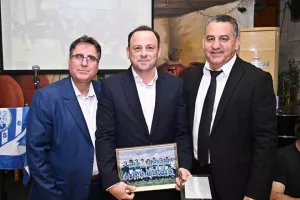 "Ευχαριστώ θερμά τον Εθνικό Λατσιών για την τιμητική βράβευση"