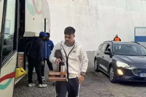 (Φώτος kerkida) Έφτασαν οι "γαλαζοκίτρινοι"
