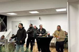 (Φώτος kerkida) Το pre-match cocktail της ΑΕΛ