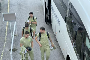 Φώτος kerkida από την άφιξη της ΑΕΚ