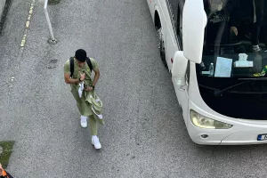 Φώτος kerkida από την άφιξη της ΑΕΚ