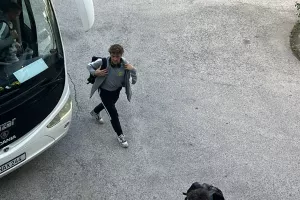 Φώτος kerkida από την άφιξη της ΑΕΚ