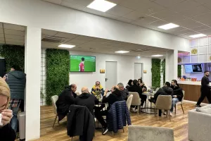 (Φώτος kerkida) Το pre-match cocktail της ΑΕΛ