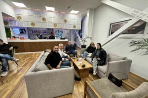 (Φώτος kerkida) Το pre-match cocktail της ΑΕΛ