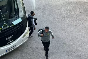 Φώτος kerkida από την άφιξη της ΑΕΚ