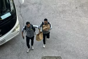 Φώτος kerkida από την άφιξη της ΑΕΚ