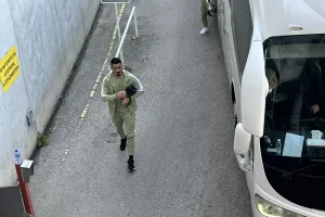 Φώτος kerkida από την άφιξη της ΑΕΚ