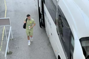 Φώτος kerkida από την άφιξη της ΑΕΚ