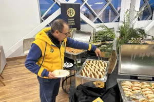 (Φώτος kerkida) Το pre-match cocktail της ΑΕΛ