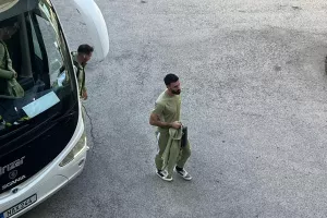 Φώτος kerkida από την άφιξη της ΑΕΚ