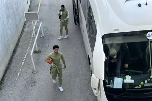 Φώτος kerkida από την άφιξη της ΑΕΚ