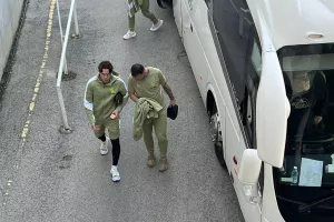Φώτος kerkida από την άφιξη της ΑΕΚ