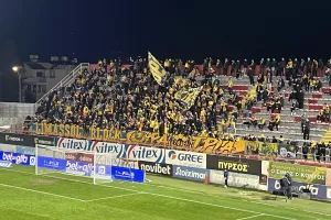 (Bίντεο kerkida) Ατμόσφαιρα οι ΑΕΛίστες