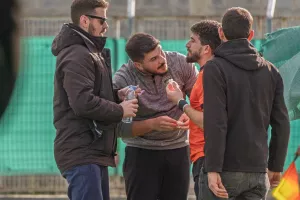 Στιγμές από την αναμέτρηση (φώτος)