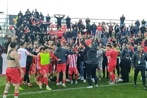 (Βίντεο-Φώτος kerkida) Το ερυθρόλευκο... πάρτι για την κατάκτηση του πρωταθλήματος!