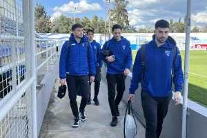 (Φώτος Kerkida) Άφιξη Εθνικού και Ομόνοιας Αραδίππου