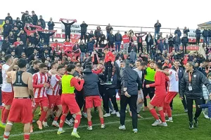 (Βίντεο-Φώτος kerkida) Το ερυθρόλευκο... πάρτι για την κατάκτηση του πρωταθλήματος!