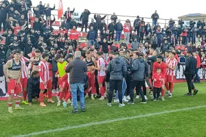 (Βίντεο-Φώτος kerkida) Το ερυθρόλευκο... πάρτι για την κατάκτηση του πρωταθλήματος!