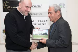 (ΦΩΤΟΣ) Η κοπή βασιλόπιτας των παλαιμάχων της Νέας Σαλαμίνας