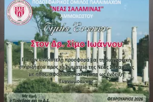 (ΦΩΤΟΣ) Η κοπή βασιλόπιτας των παλαιμάχων της Νέας Σαλαμίνας