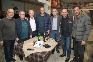 (ΦΩΤΟΣ) Η κοπή βασιλόπιτας των παλαιμάχων της Νέας Σαλαμίνας