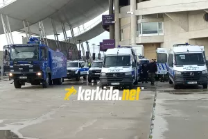 (Φώτος kerkida) Ισχυρή αστυνομική δύναμη στο ΓΣΠ