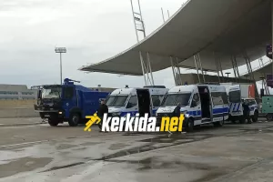 (Φώτος kerkida) Ισχυρή αστυνομική δύναμη στο ΓΣΠ