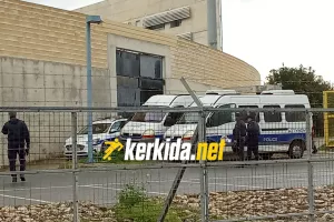 (Φώτος kerkida) Ισχυρή αστυνομική δύναμη στο ΓΣΠ