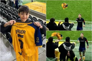 Ο Νταβόρ... έκανε χαρούμενο τον μικρό Ανδρέα (Φώτος)