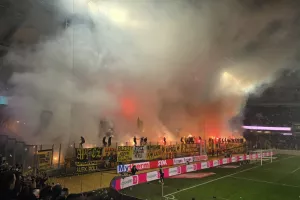 (Βίντεο-Φώτος kerkida) Εκπληκτική ατμόσφαιρα οι ΑΕΚτζήδες