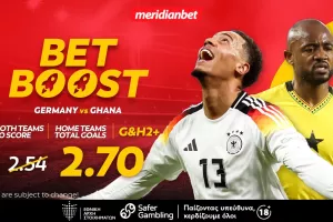 Γερμανία-Γκάνα: Συνδυασμός με bet boost στο σούπερ 2.70! – Εδώ οι καλύτερες αποδόσεις της αγοράς!