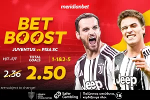 Γιουβέντους-Πίζα: Το bet boost με συνδυασμό και αξία στο 2.50! – Άρπαξε την στοιχηματική ευκαιρία, άρπαξε τα μπόνους!