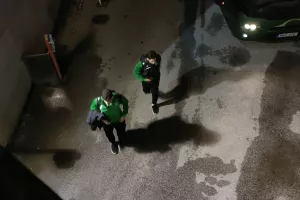 (ΦΩΤΟΣ kerkida) H άφιξη της Ομόνοιας 
