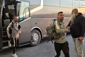 (Φώτος Kerkida) Έφτασε στην Αρένα η ΑΕΚ