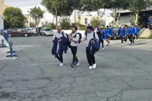 (Φώτος) Άφιξη στο "ΠΑΠ" με... υποδοχή!