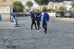 (Φώτος) Άφιξη στο "ΠΑΠ" με... υποδοχή!