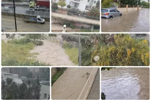 Δρόμοι-ποτάμια στη Λεμεσό