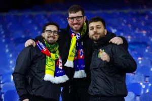 Οι ΑΕΚτζήδες στο "Selhurst Park" (Φώτος)
