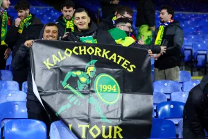 Οι ΑΕΚτζήδες στο "Selhurst Park" (Φώτος)