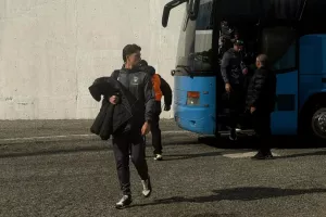 Άφιξη... στο "Στέλιος Κυριακίδης" (Φώτος)