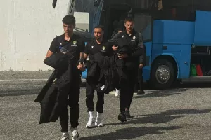 Άφιξη... στο "Στέλιος Κυριακίδης" (Φώτος)