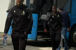 Άφιξη... στο "Στέλιος Κυριακίδης" (Φώτος)