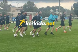 Η προπόνηση της Εθνικής μας (Φώτος/Βίντεο Kerkida)